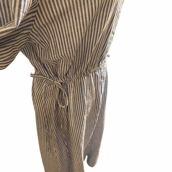 H&M LINEN-BLEND SHIRT DRESS - Picture 6 of 8